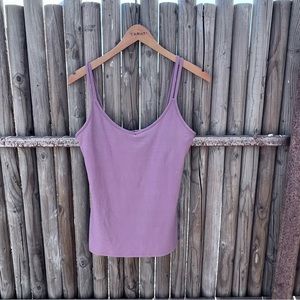 Purple brami tank top